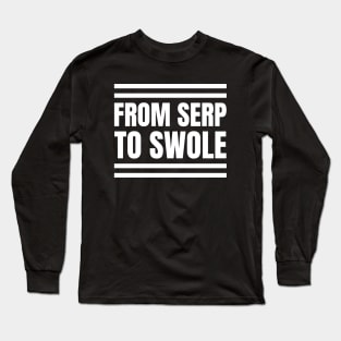 404: Abs Not Found - Perfect Gift for SEO Specialists, Experts, and Managers with a Passion for Lifting Weights Long Sleeve T-Shirt